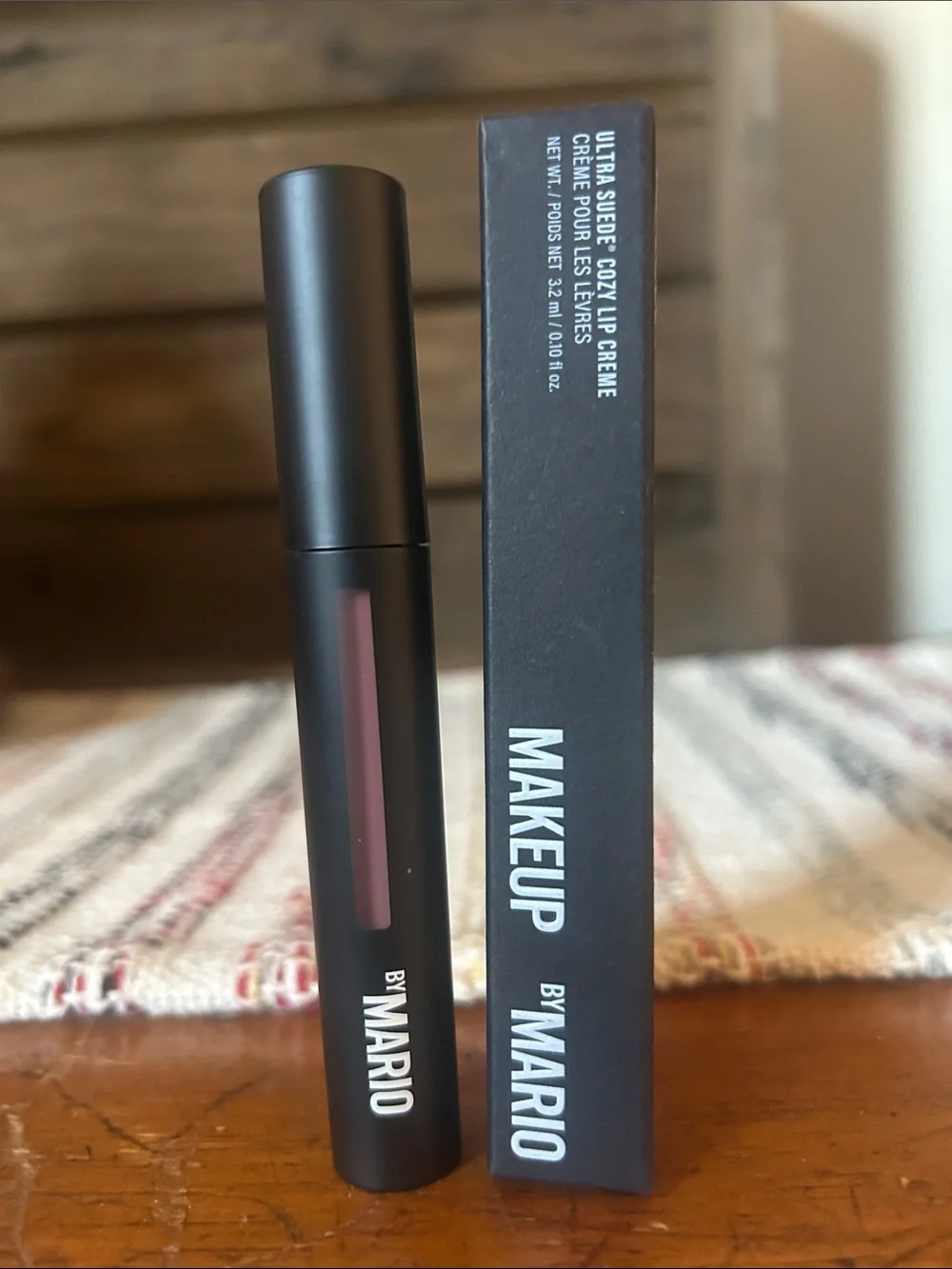 Makeup By Mario Ultra Suede Cozy Lip Creme - Black Packaging
